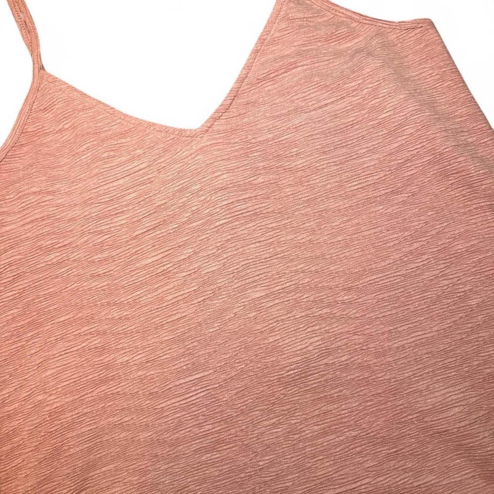 NWT MINKPINK x M|PC Textured Faux Suede Pastel Pink Cami Tank Top — SMALL - Picture 4 of 6
